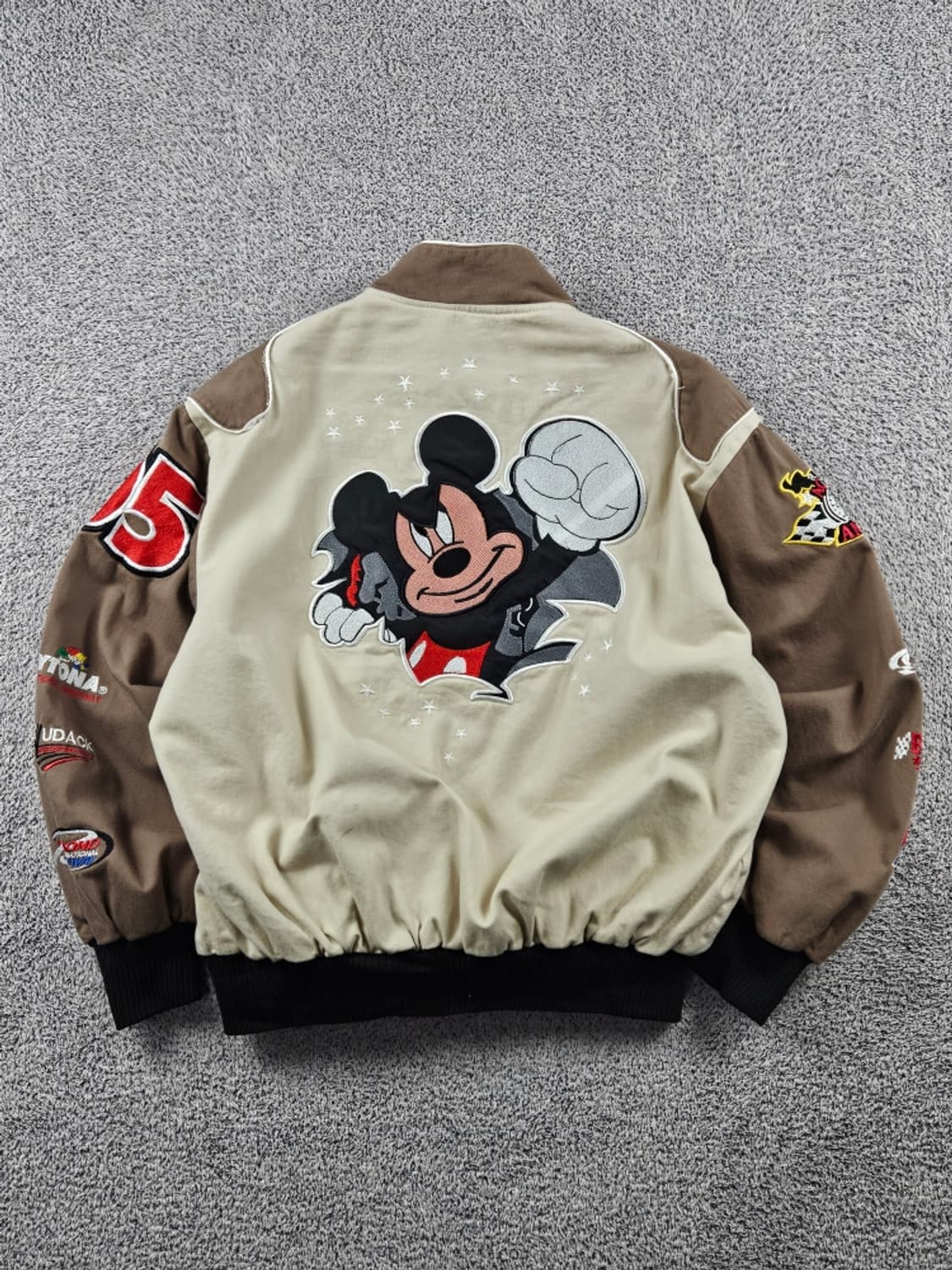 JH 리메이크 패치 미키 레이싱 자켓 ( L ) / 11197 상품이미지5
