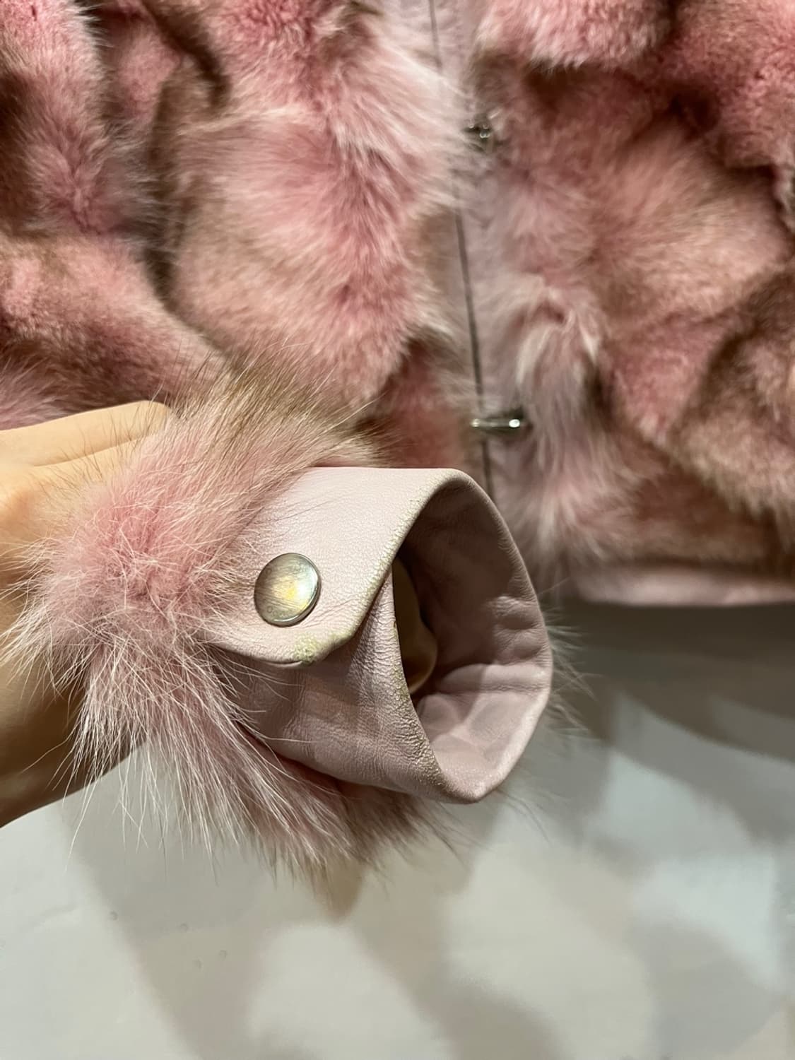 폭스퍼 양가죽 후드 자켓 상품이미지7