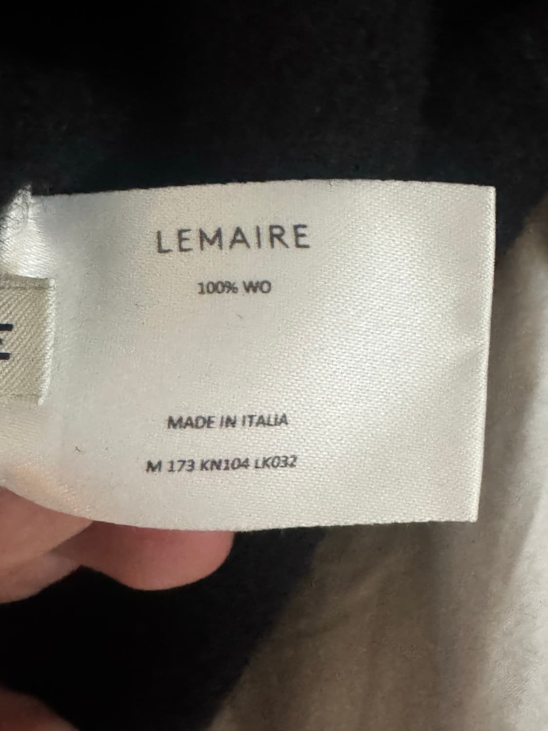 르메르 브이넥 니트 블랙 M 상품이미지4