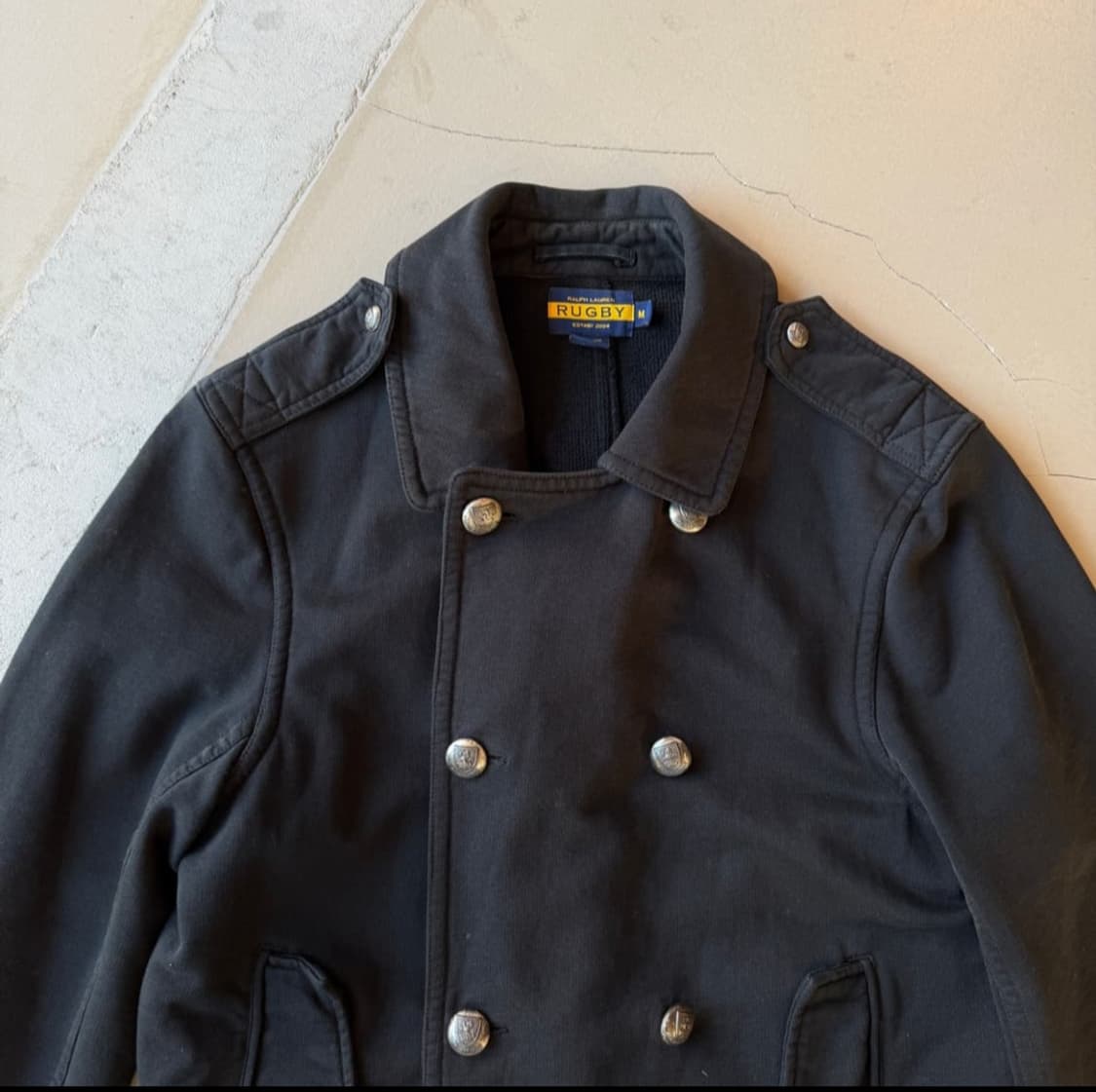 폴로 랄프로렌 럭비 은장 코튼 피코트 상품이미지1