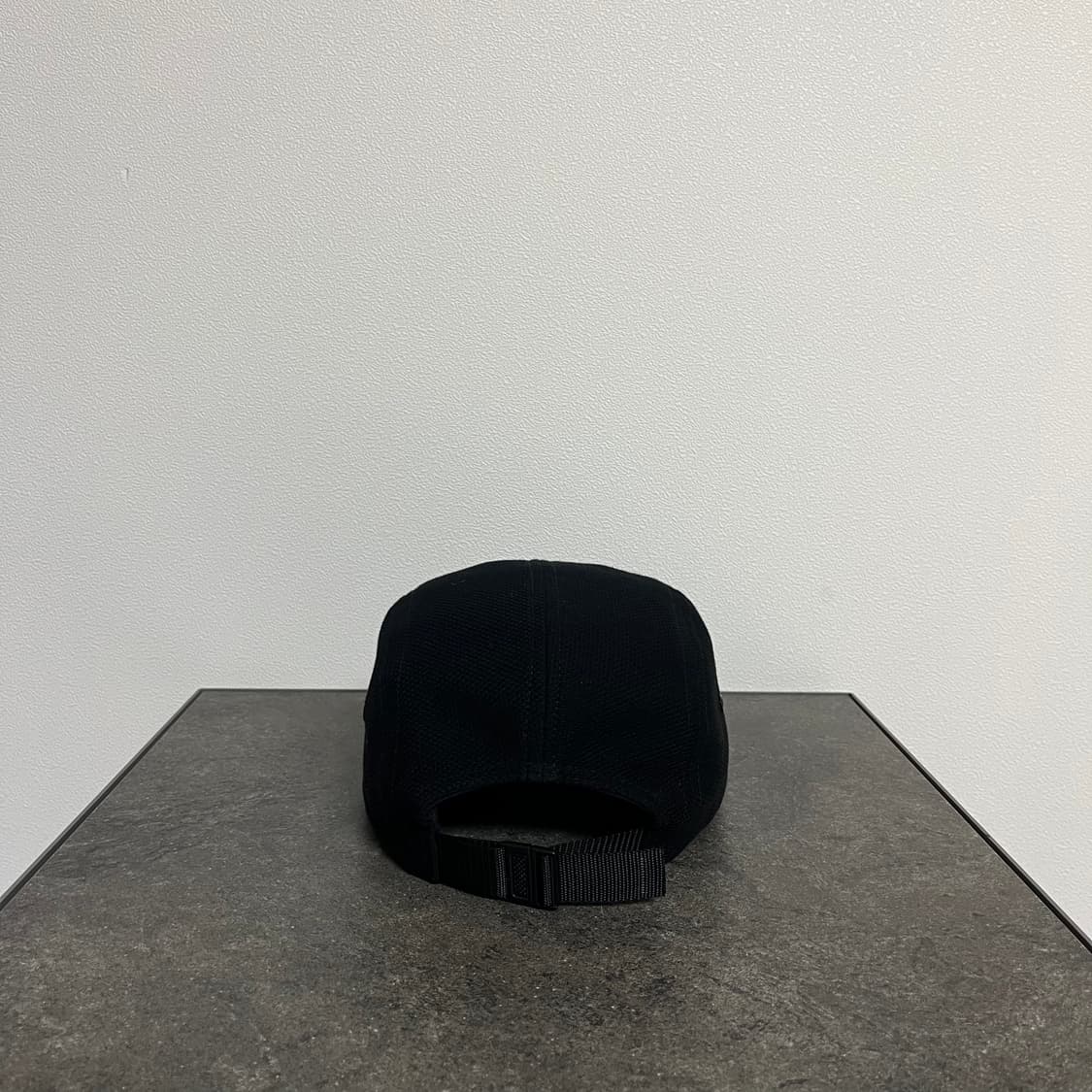 슈프림 와플 블랙 박스로고 캠프캡 모자 상품이미지4