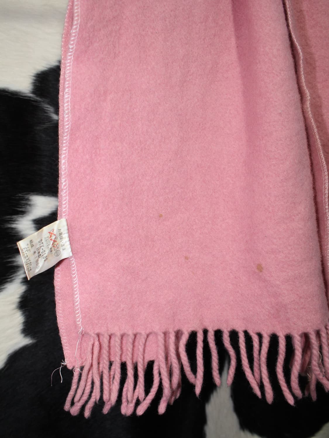 셀린느 울100% 핑크 머플러 상품이미지7