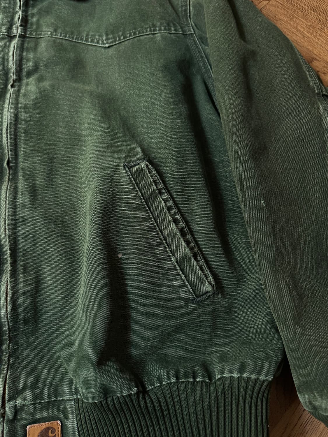 [XL]칼하트 USA J14 SPC 빈티지 워싱 산타페 워크 자켓 상품이미지4