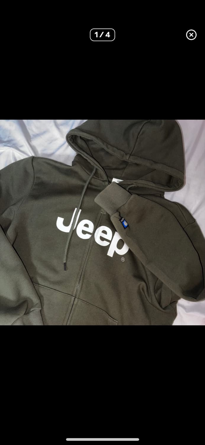 Jeep 카키 후드집업s 상품이미지1