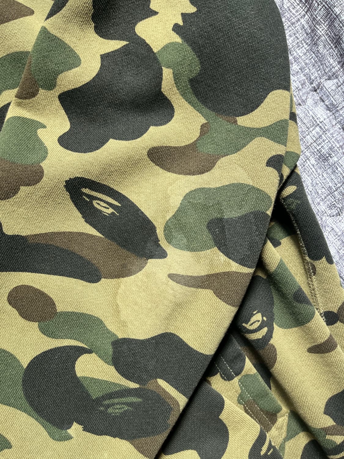 베이프 녹계 후드집업 상품이미지5