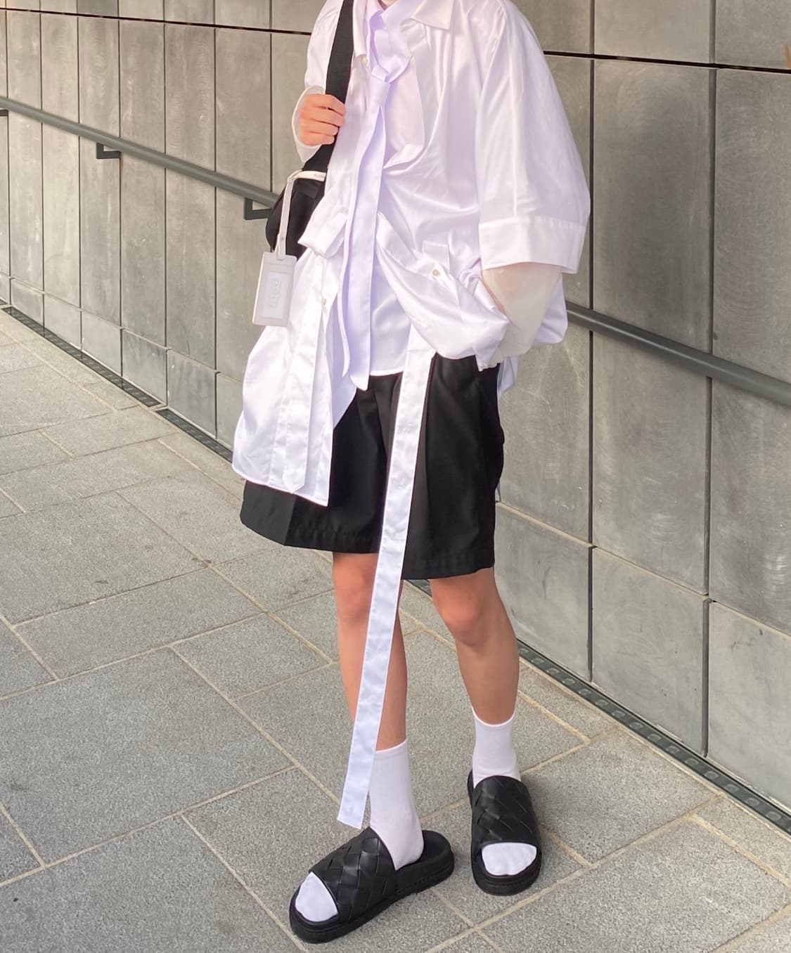 rbu - 오버 스트랩 레이어드 셔츠 상품이미지2