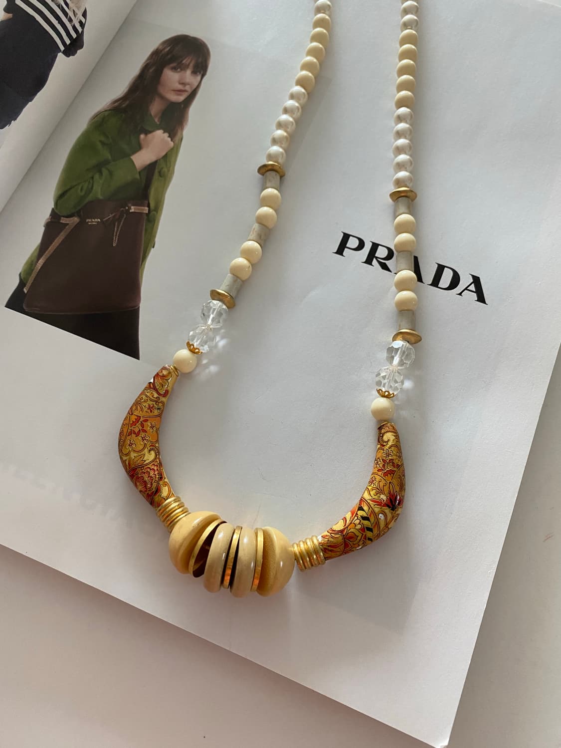 오리엔탈 에스닉 보헤미안 빈티지 비즈 목걸이 상품이미지2