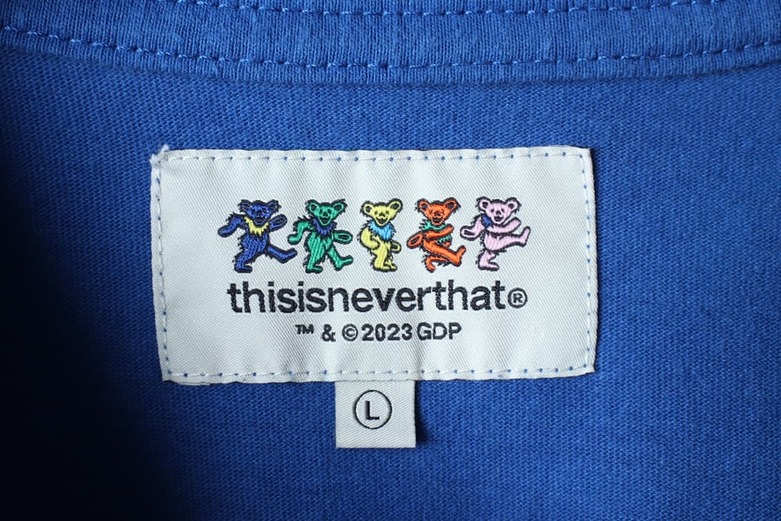 (L-XL) 디스이즈네버댓 반팔 티셔츠 그레이트풀데드 협업-H30906 상품이미지6