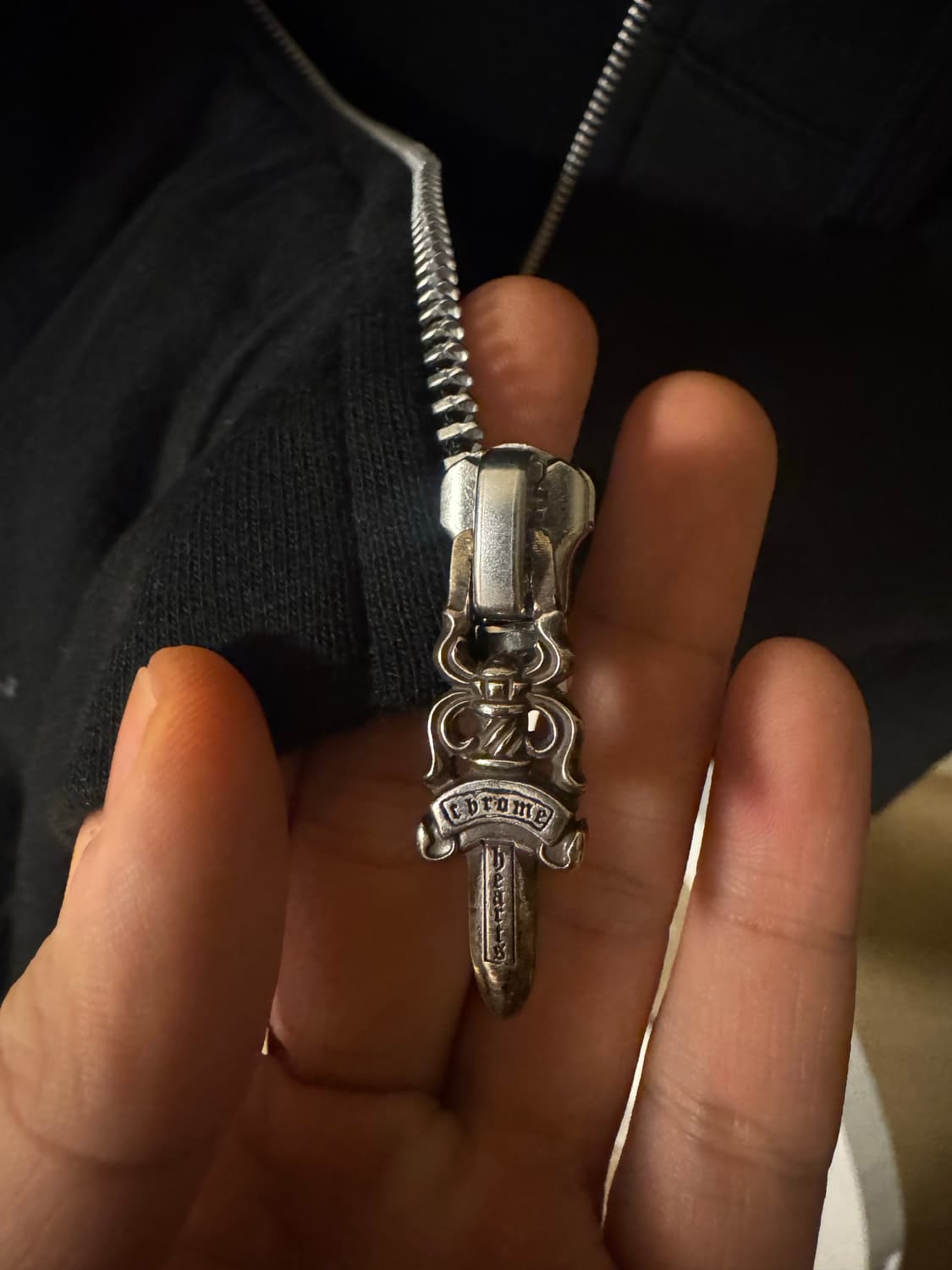 크롬하츠 헤비웨이트 카모 후드집업 블랙 라지L 상품이미지7