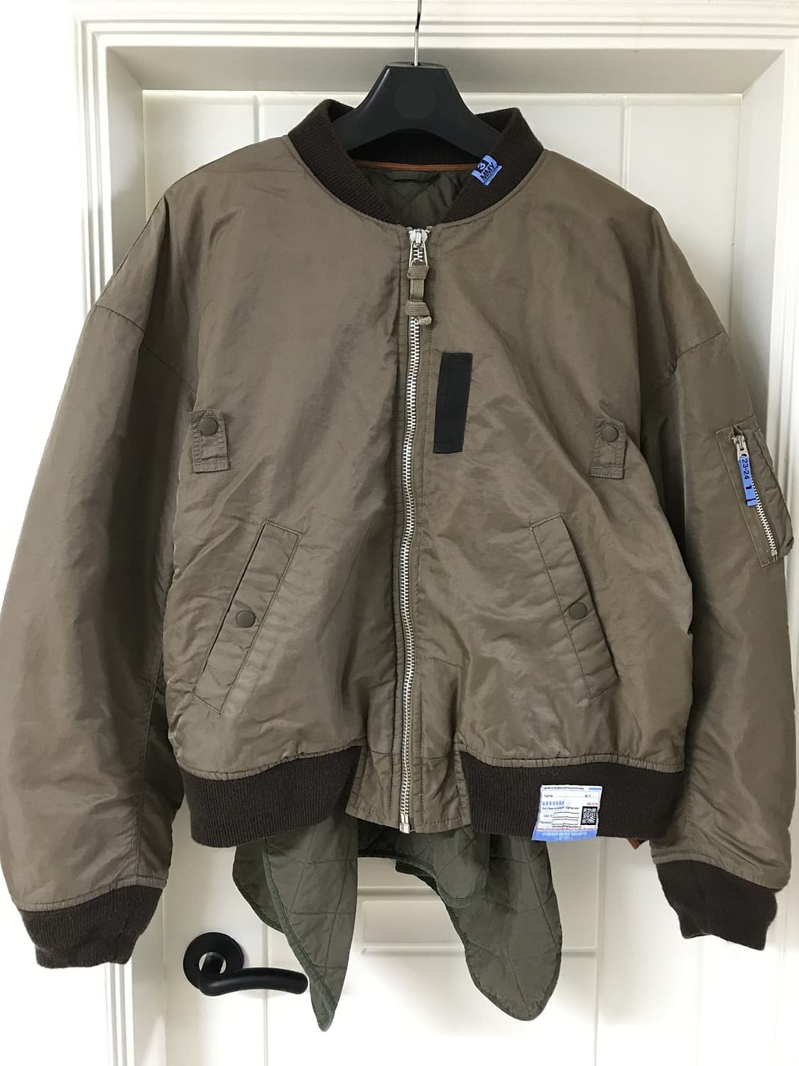 @새상품@ 미하라야스히로 런웨이 판초 ma-1 봄버 오버사이즈  상품이미지1