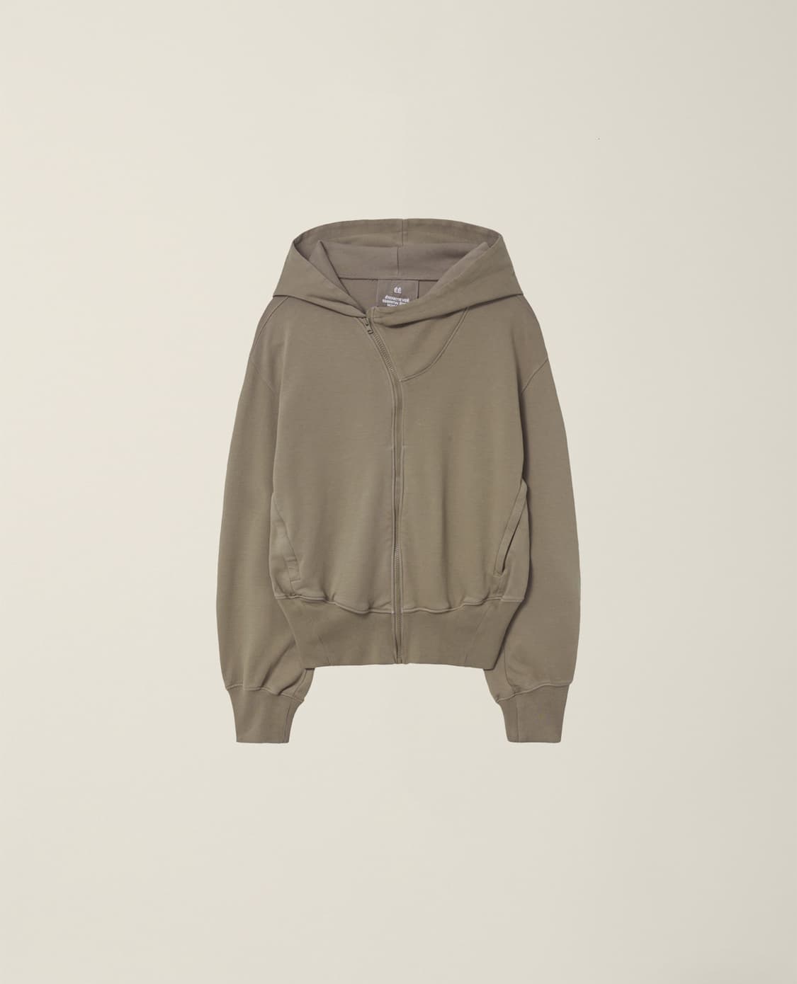 ÉÉ curved hoodie zip up (M) 상품이미지1