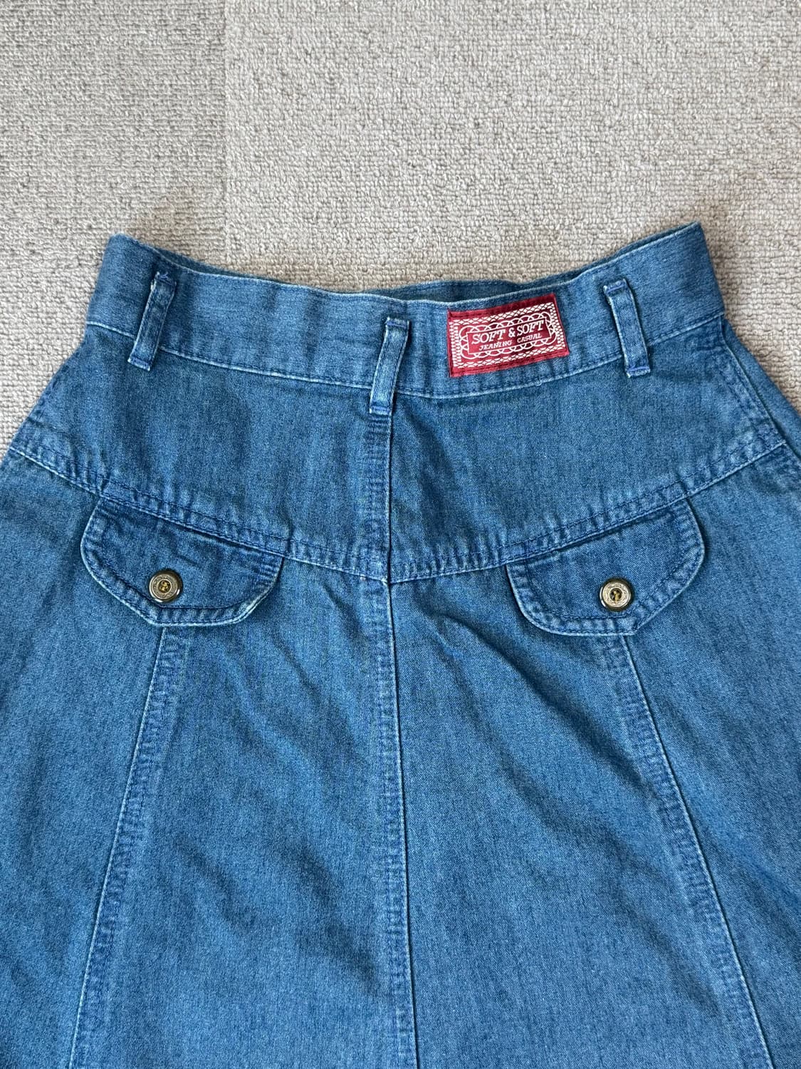 여름용 데님 스커트 상품이미지4