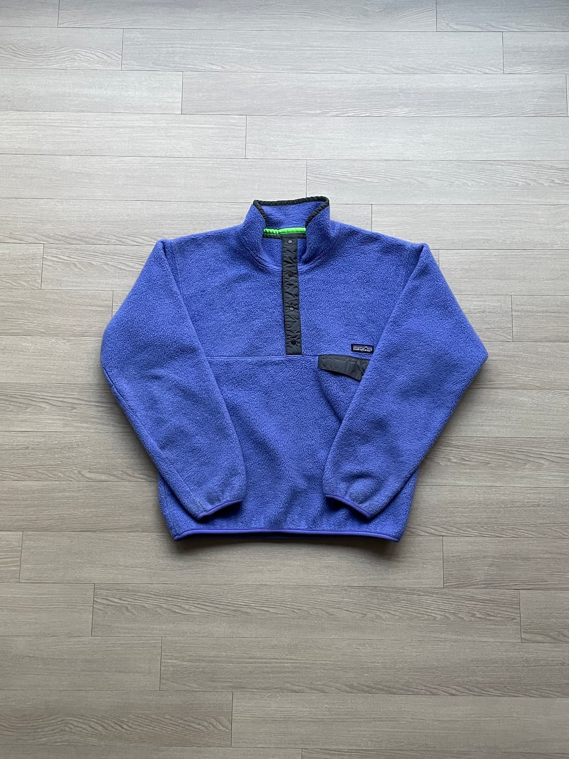 90s 파타고니아 신칠라 퍼플 그레이 그린 에반게리온 rare 상품이미지1