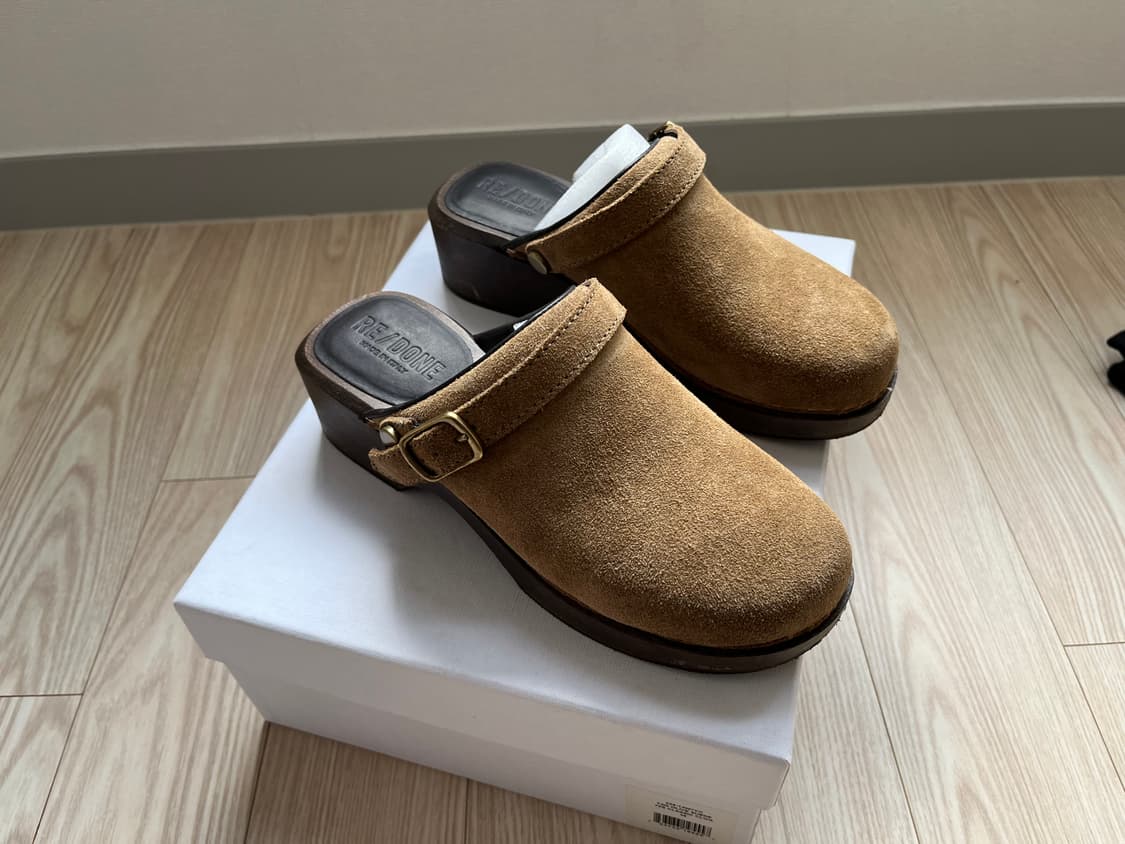 리던 스웨이드 클로그 re/done 70s classic clog 36 상품이미지8