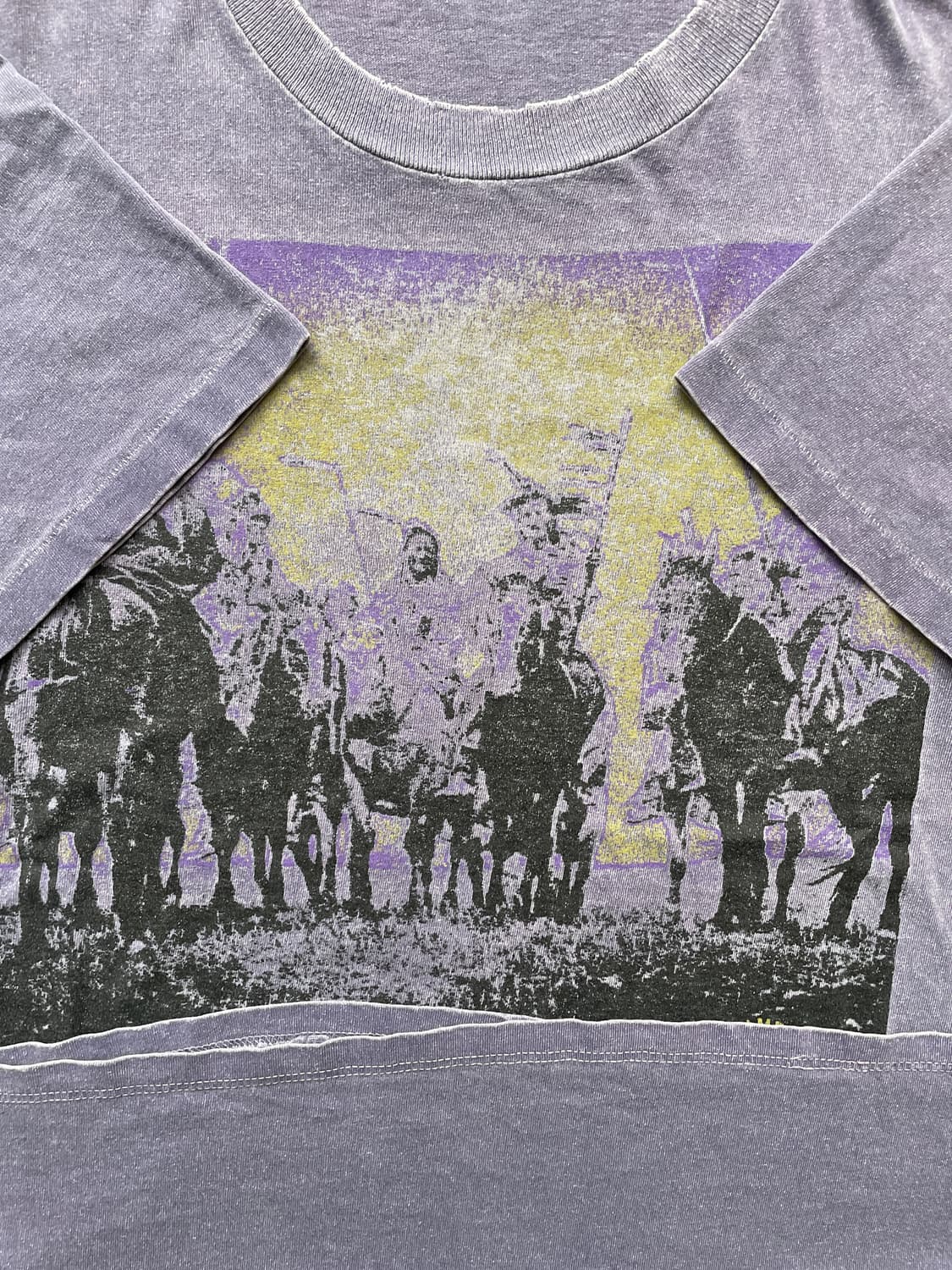 90s Native American Faded Purple T-shirt 상품이미지5