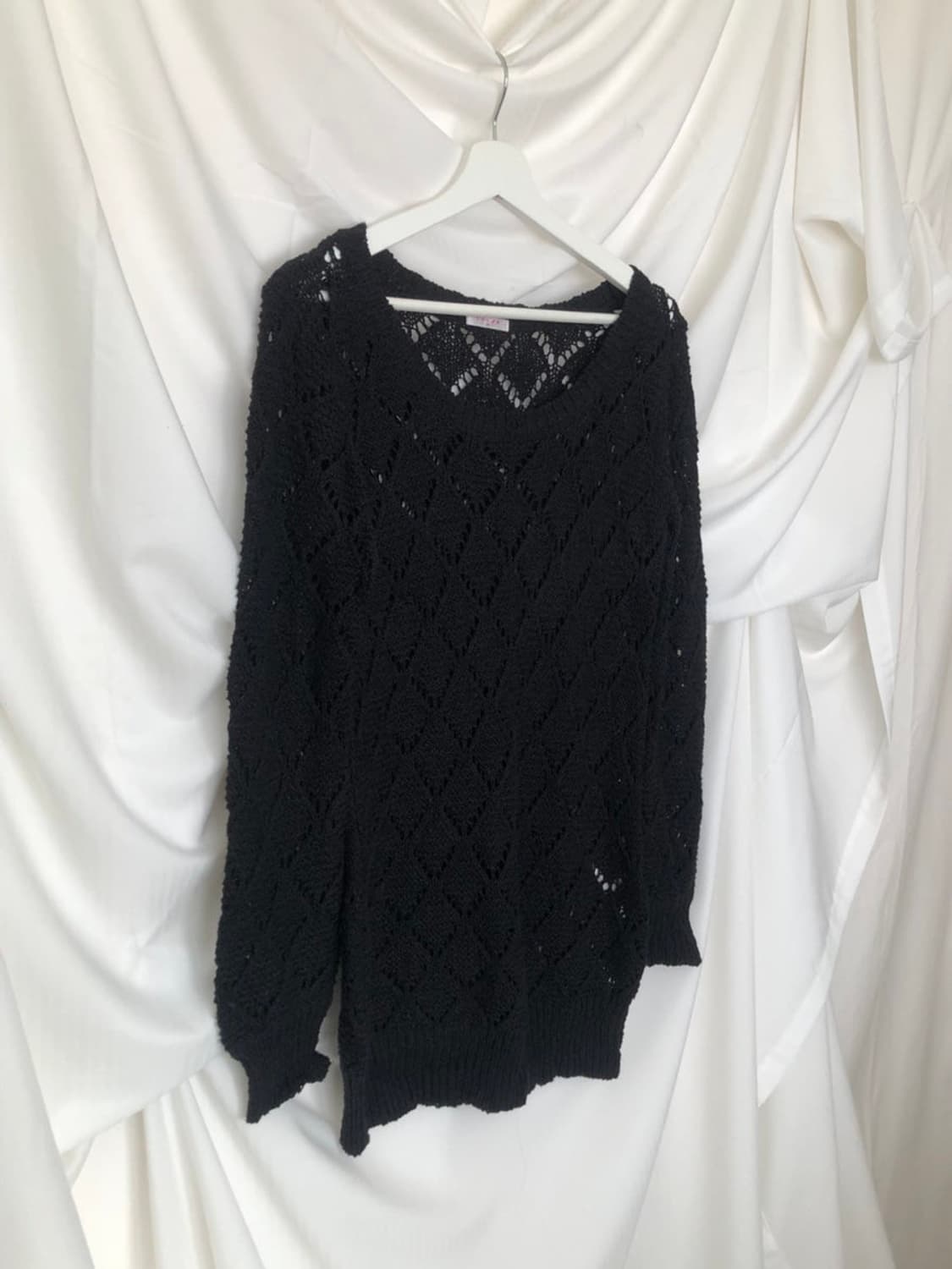 564. Black long knitwear 상품이미지1