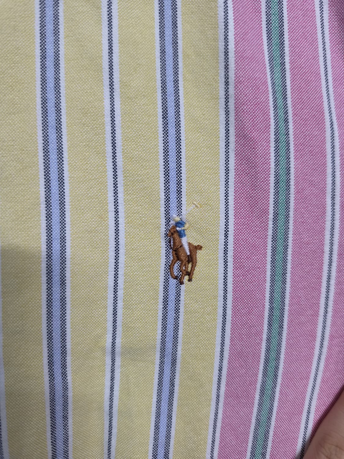 폴로 랄프로렌 클래식핏 멀티 스트라이프 셔츠 S 상품이미지4