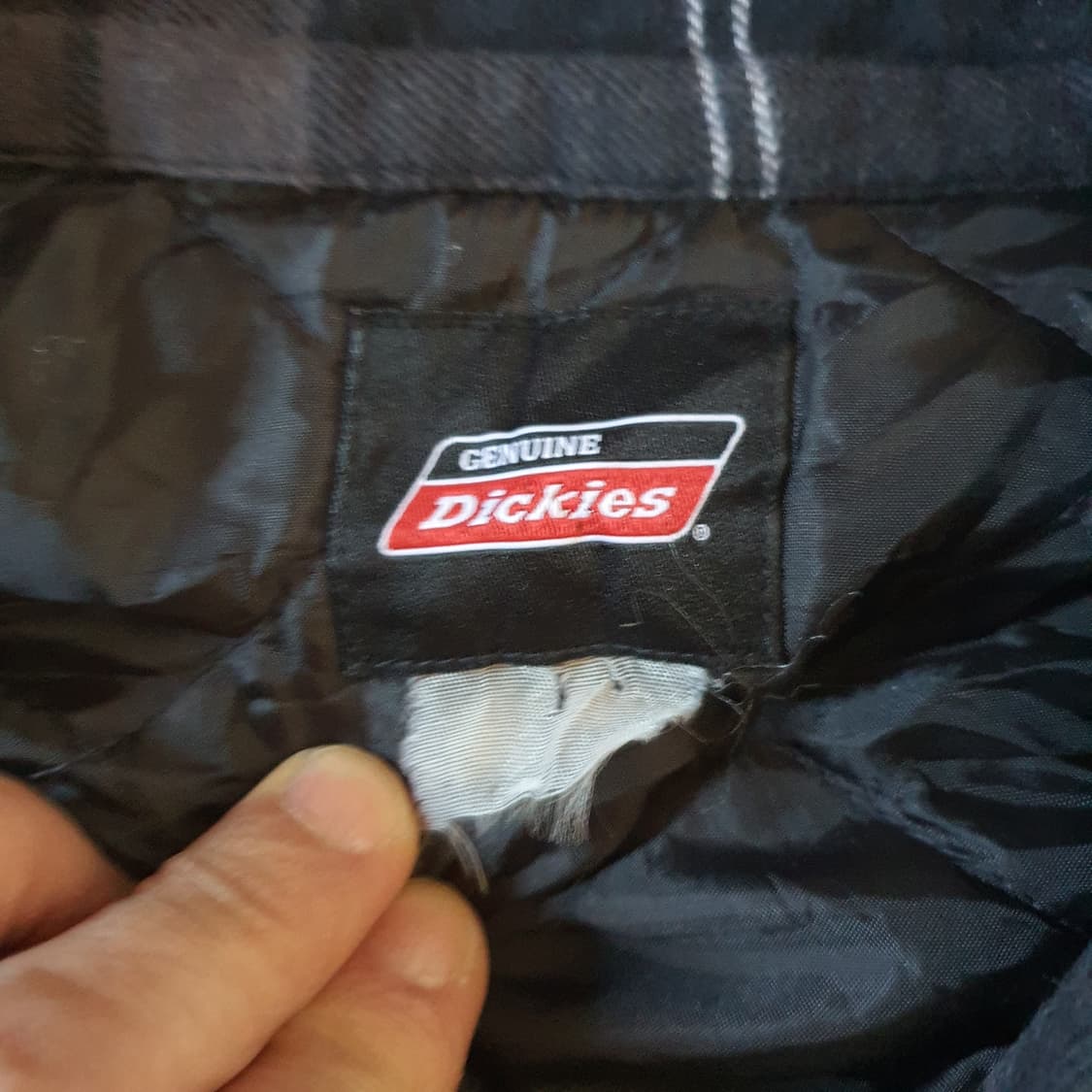 디키즈 워크 퀼팅 안감 플란넬 셔츠 no.7 상품이미지4