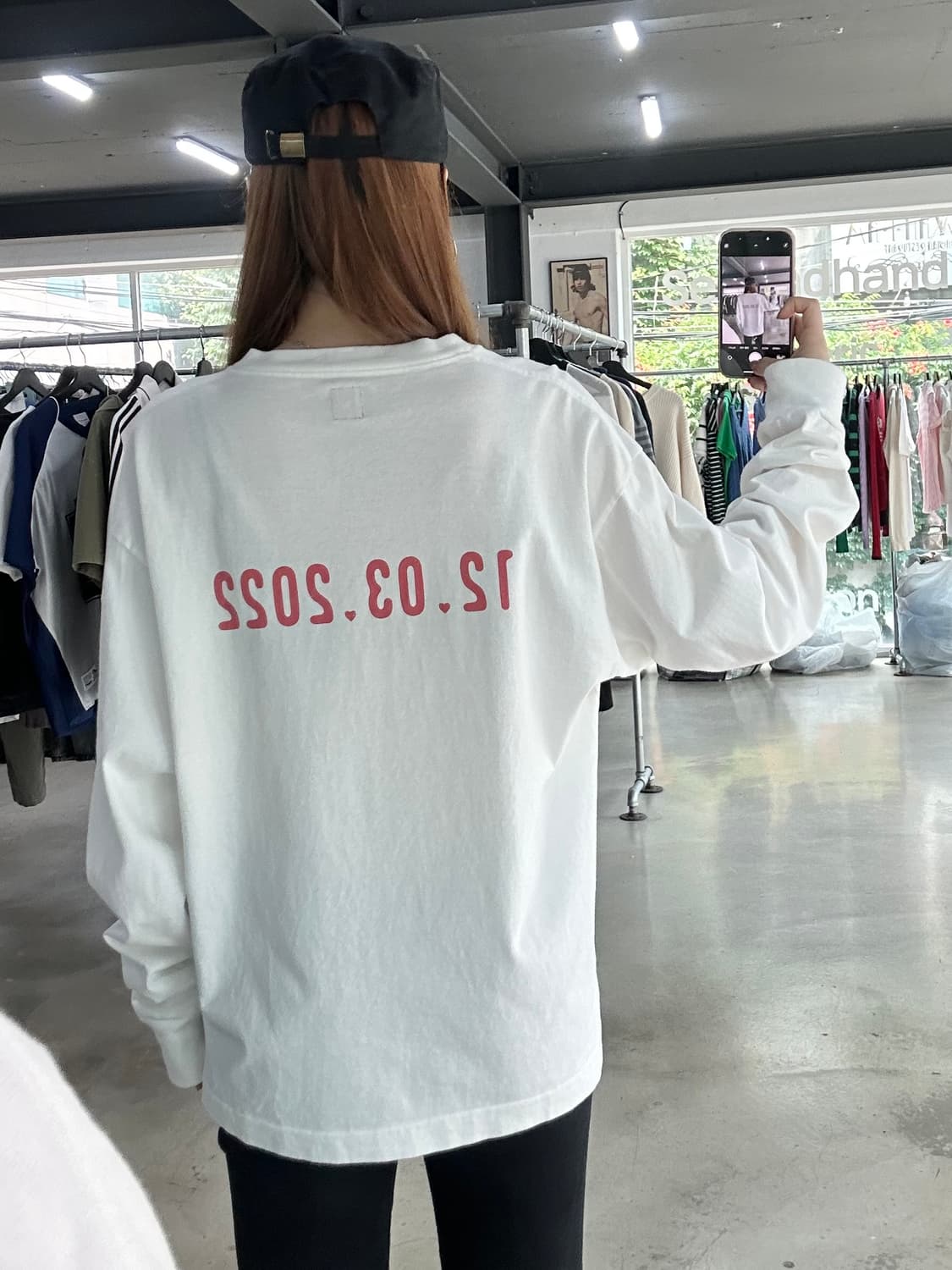 휴먼메이드 Date 그래픽 롱슬리브 상품이미지2