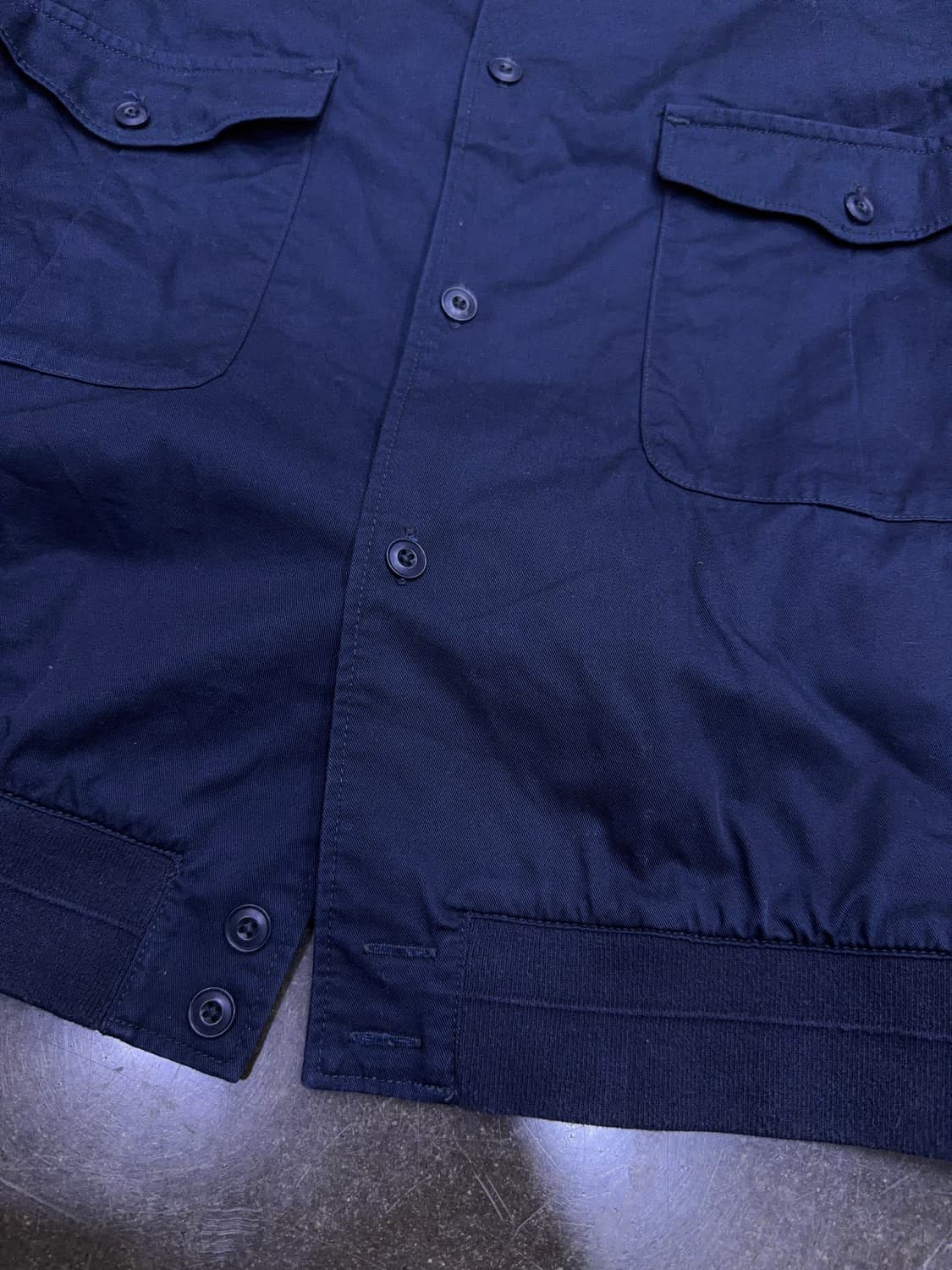 유니클로 x 르메르 포켓 쇼트 자켓 블루종 네이비 L 상품이미지6