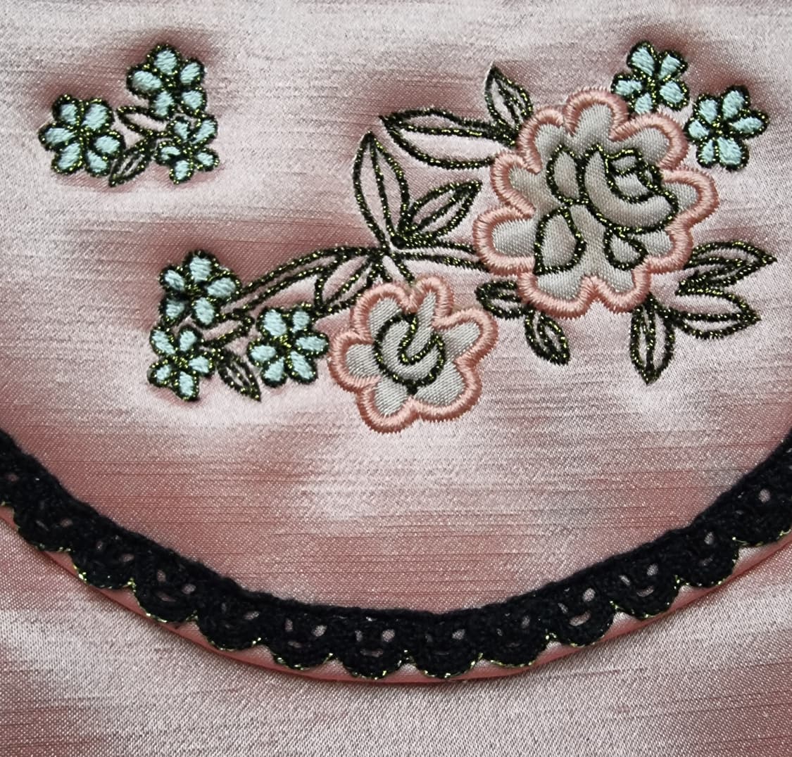 ANNA SUI (안나수이) 플로럴 새틴 체인 미니백 상품이미지2