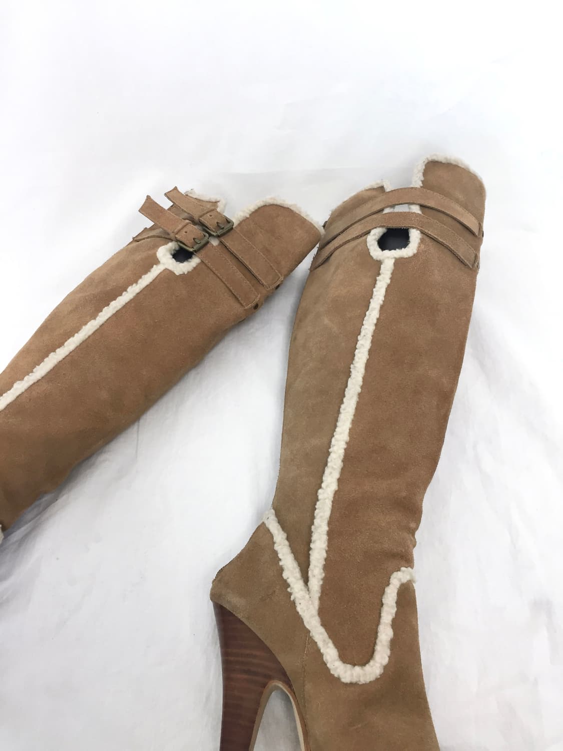 BEBE Mustang brown long Boots 상품이미지5