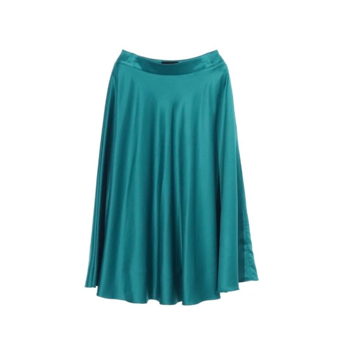 청록색 미디스커트 상품이미지2