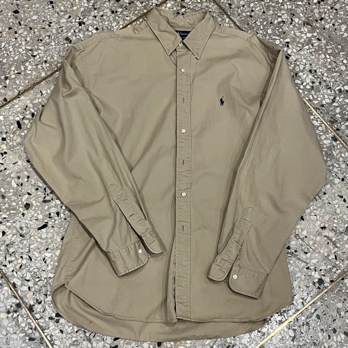 POLO 폴로 랄프로렌 베이지 셔츠 XXL 상품이미지6