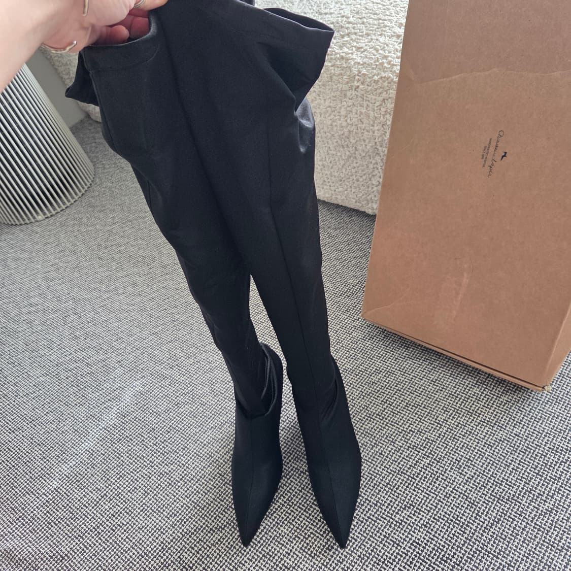 새틴 니하이부츠 상품이미지3