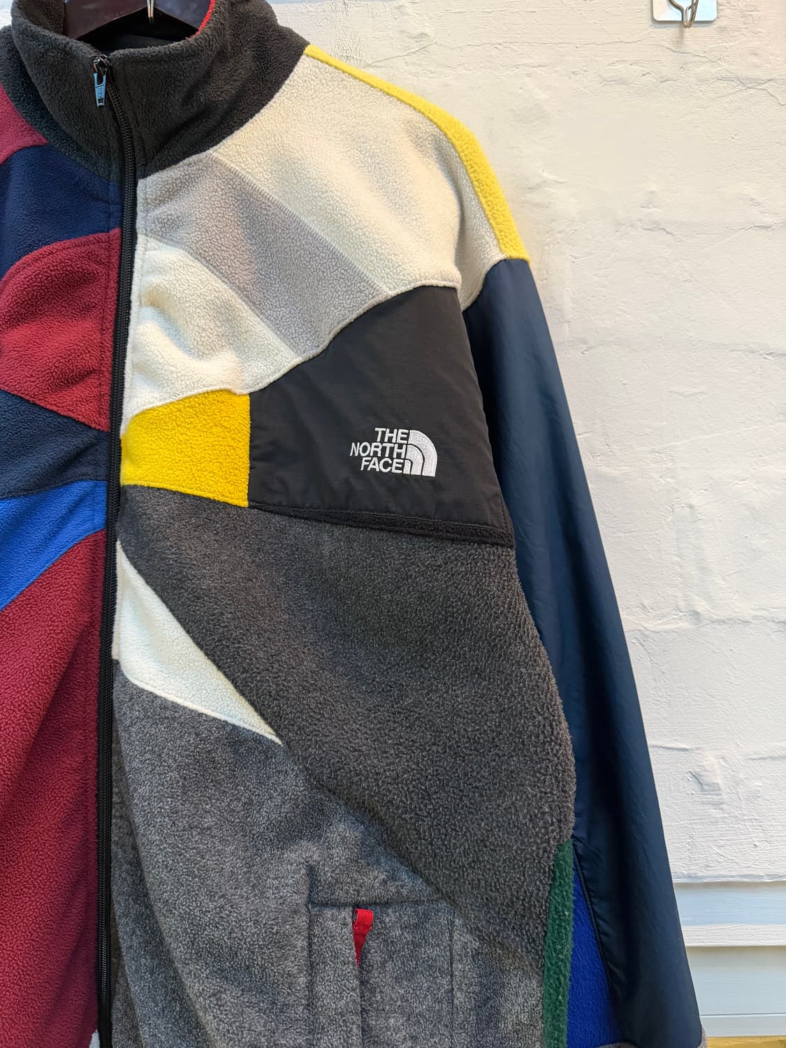 Aozora blue heaven 패치워크 업사이클링 후리스 4 상품이미지2