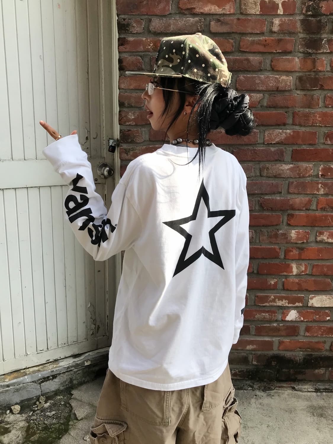 < Vanson Leathers One Star !!! L/S > 상품이미지3