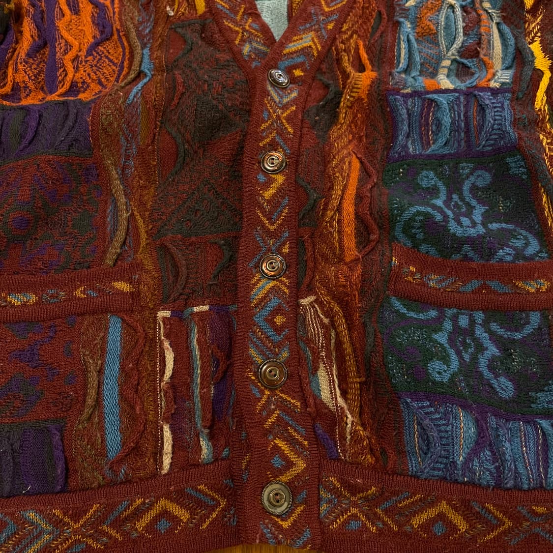 Coogi 쿠지 울 가디건 S 상품이미지2