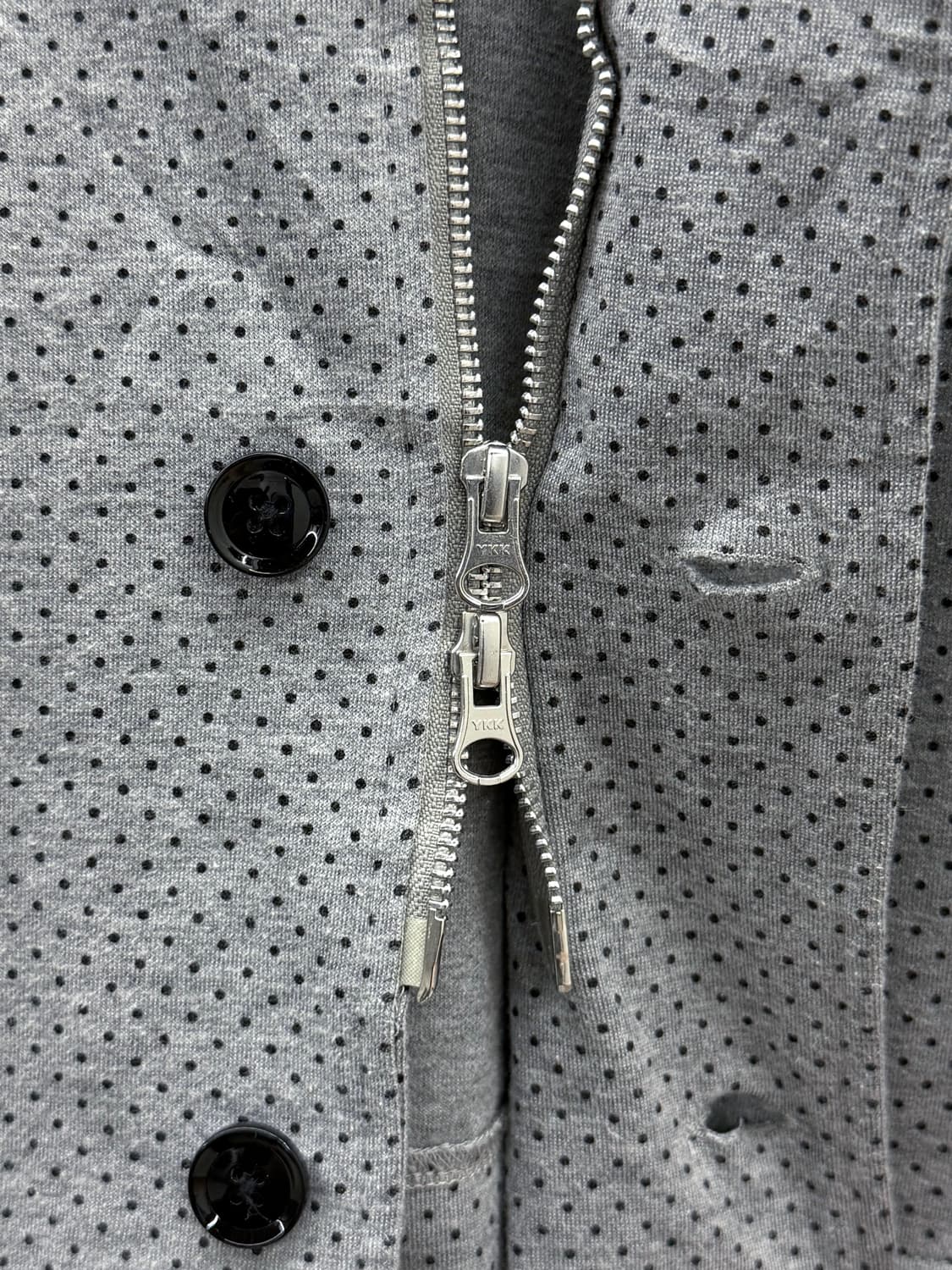 rage blue 도트 후드 자켓 상품이미지4