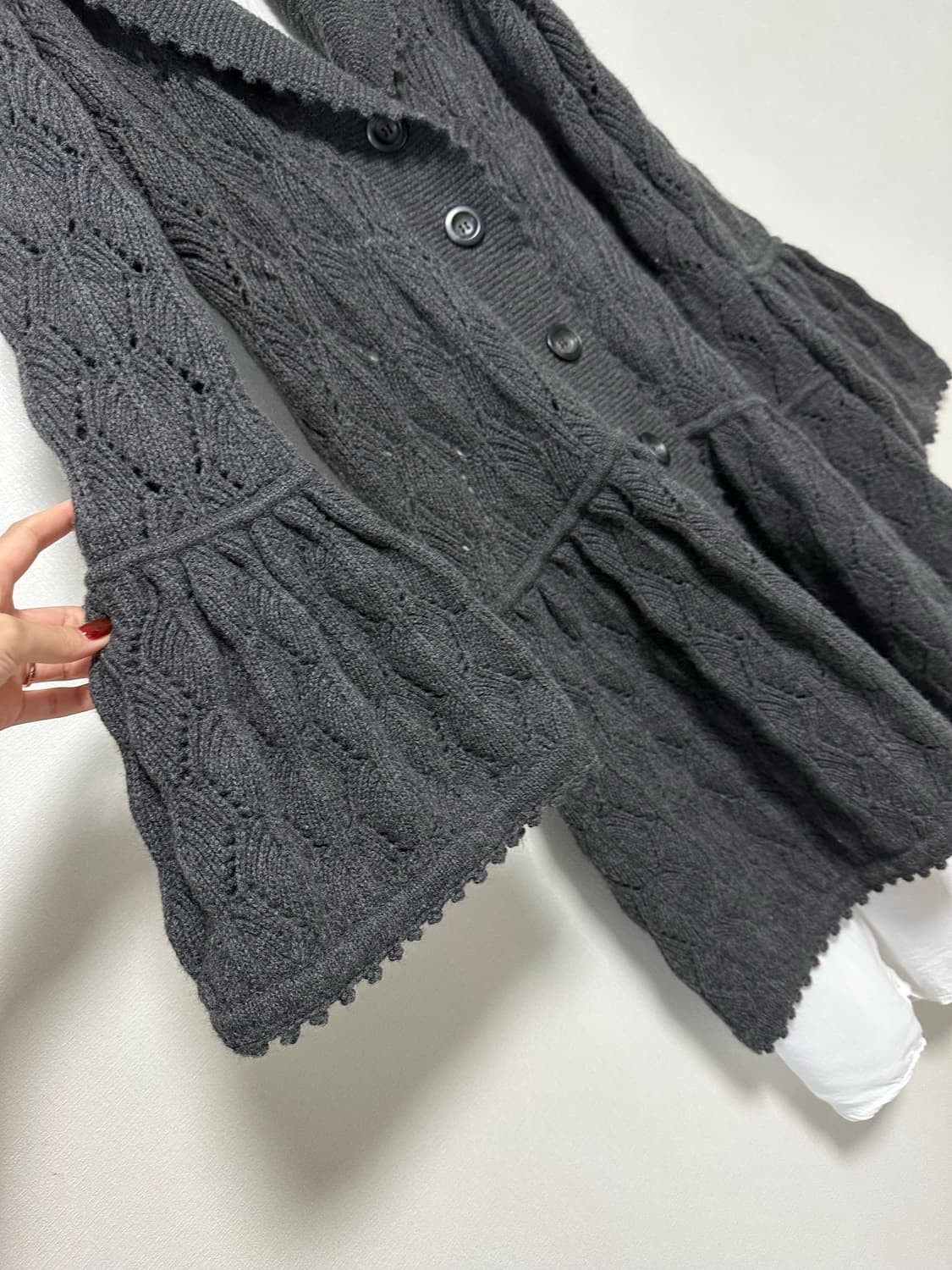 다이앤본퍼스트버그 모리걸 퍼프 가디건 상품이미지3