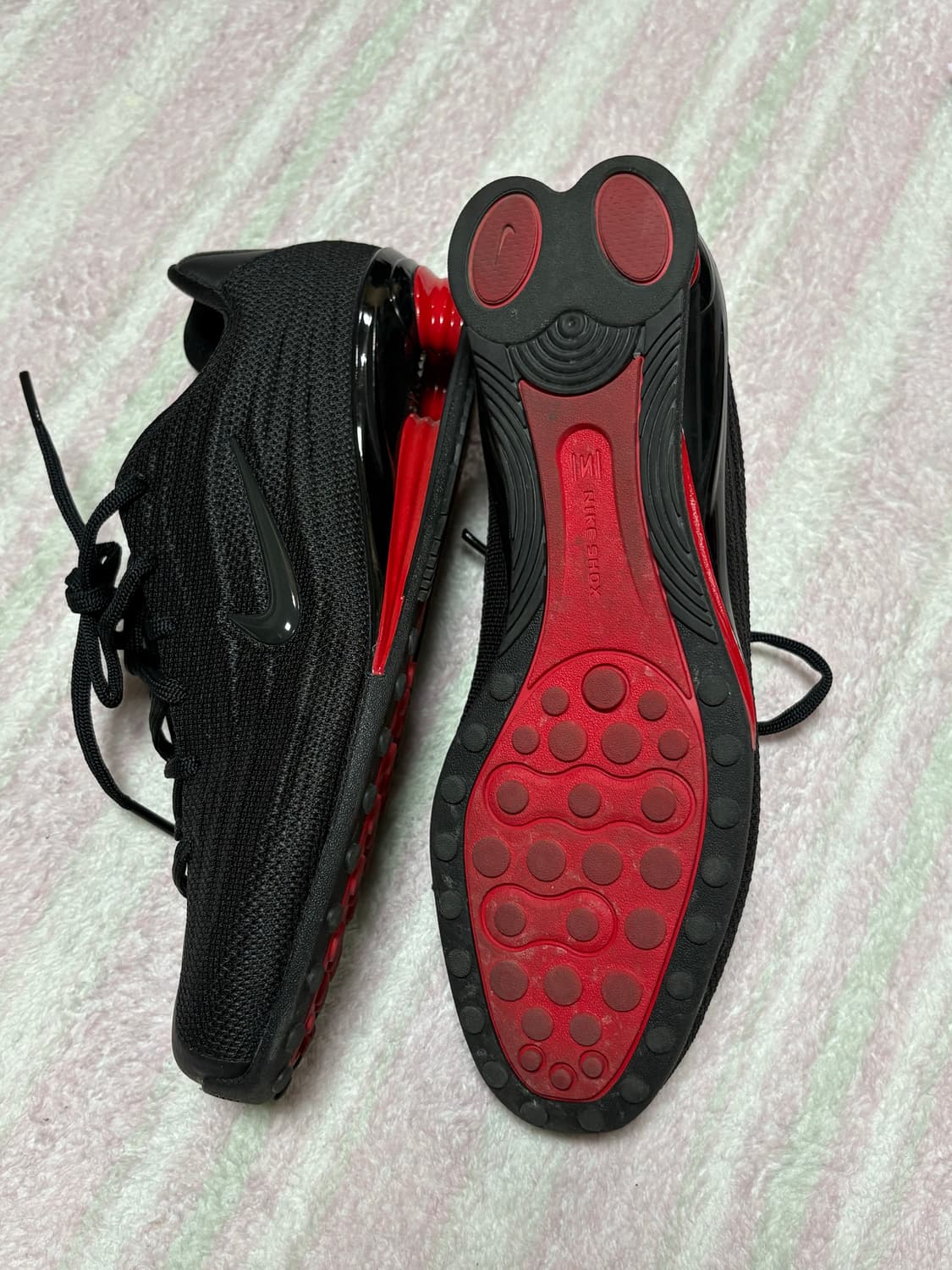 나이키 샥스 z 유니버시티 레드블랙 245 (실사 O) 상품이미지8
