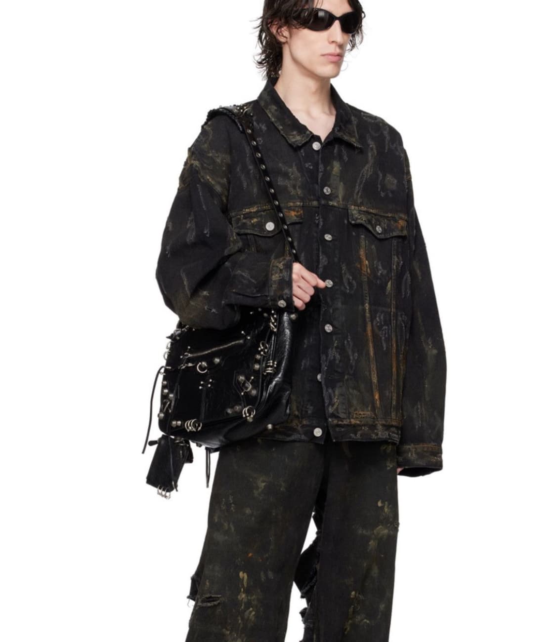 발렌시아가 피어싱 메신저백 M 상품이미지2