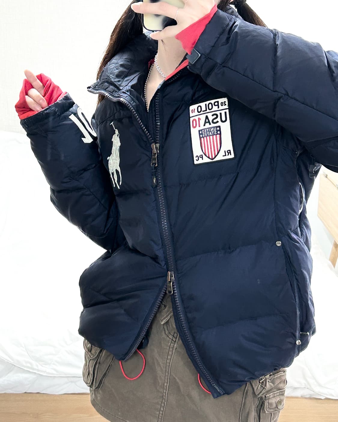 폴로 USA 빅포니 덕다운 투웨이 패딩 상품이미지4