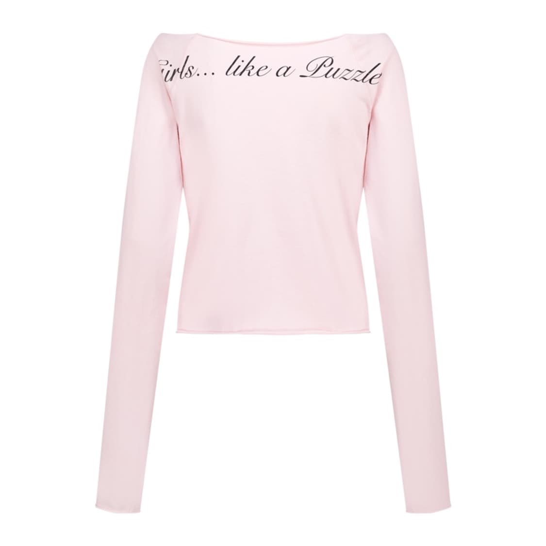 샵페어리 크로스 하트 컷오프 티셔츠 상품이미지3