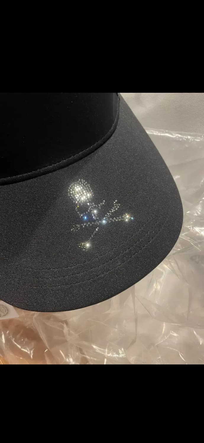 마스터마인드 라인스톤 스컬 메쉬 디테일볼캡 블랙M 상품이미지6