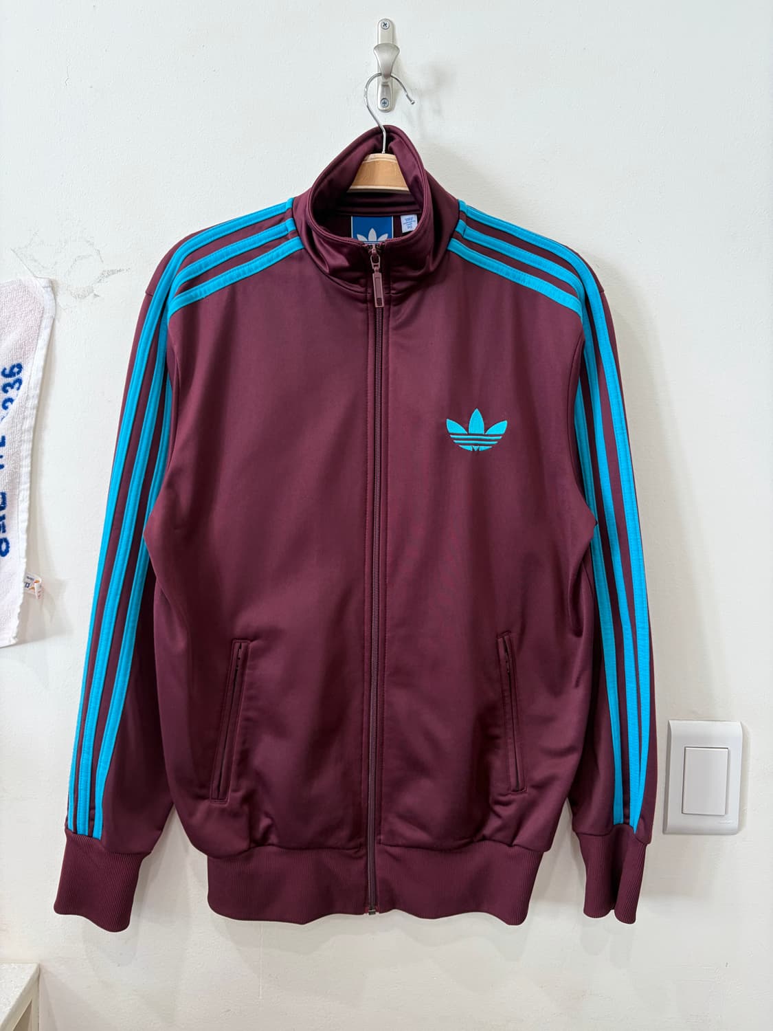 400. 아디다스 파이어버드 버건디 져지 트랙탑 대장 상품이미지1