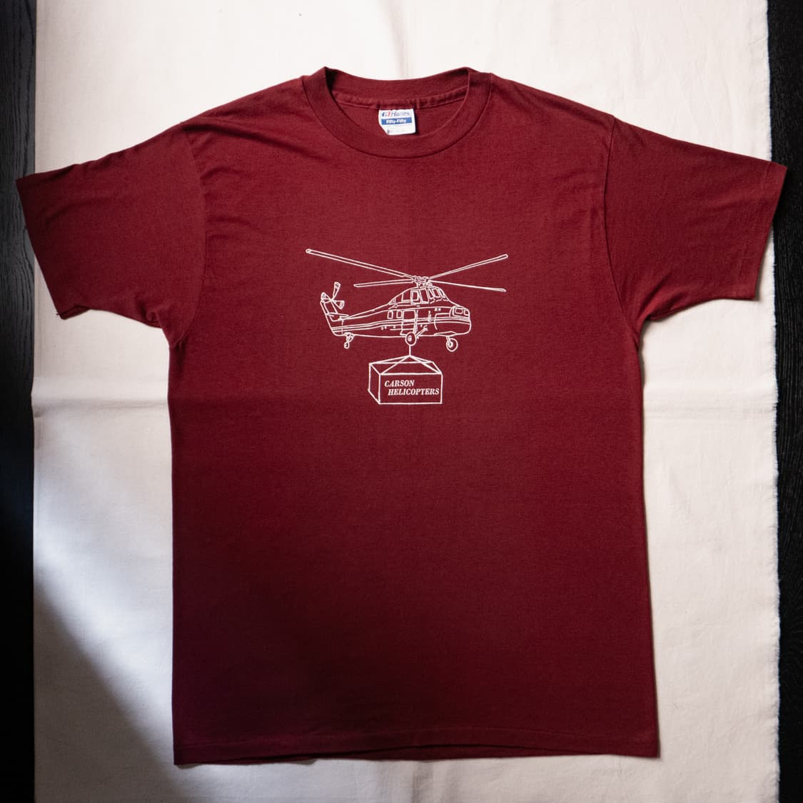 90s HANES CARSON HELICOPTERS T-shirt  상품이미지1