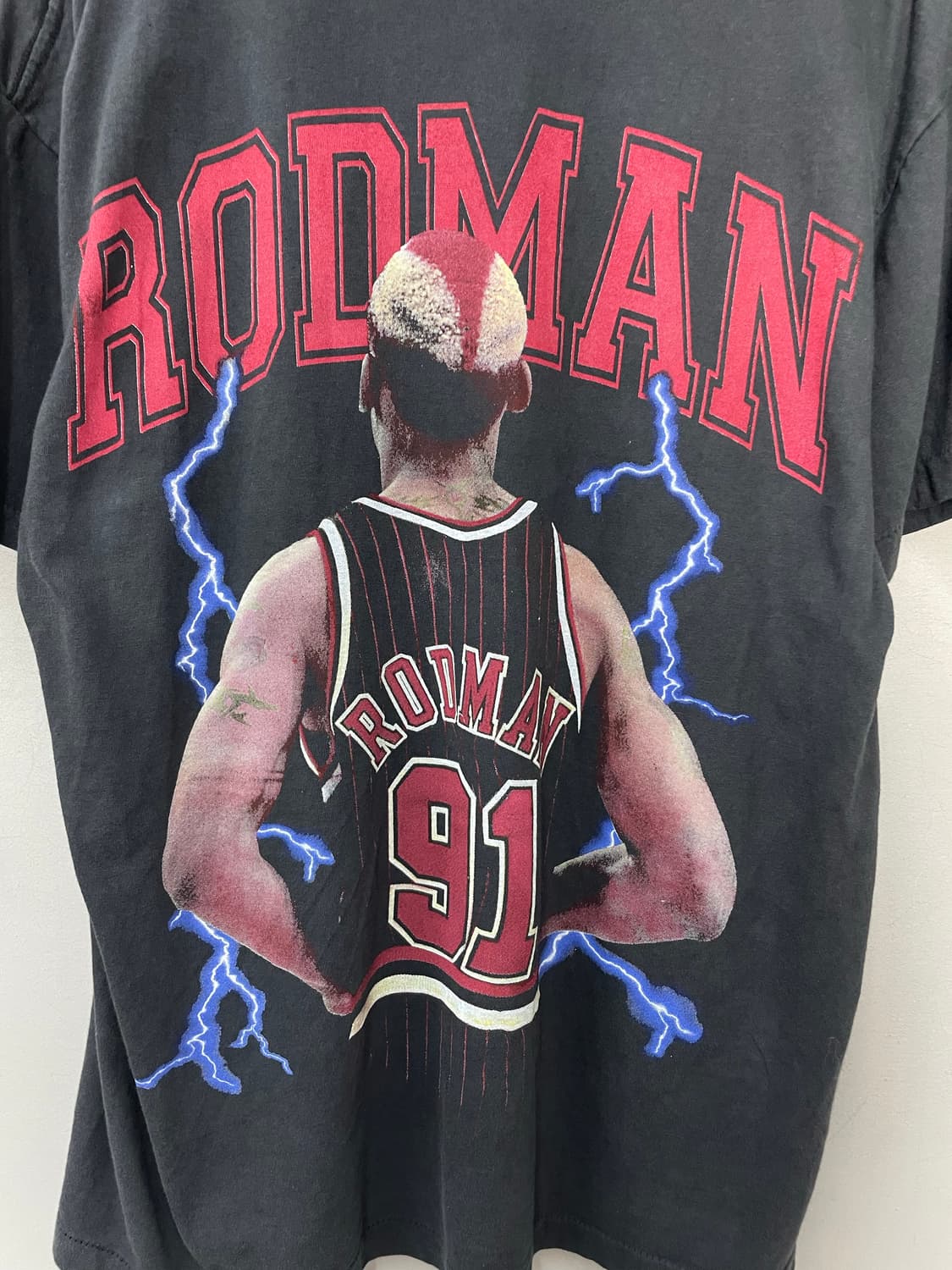 빈티지 데니스 로드맨 프린팅 반팔 H2533 상품이미지5