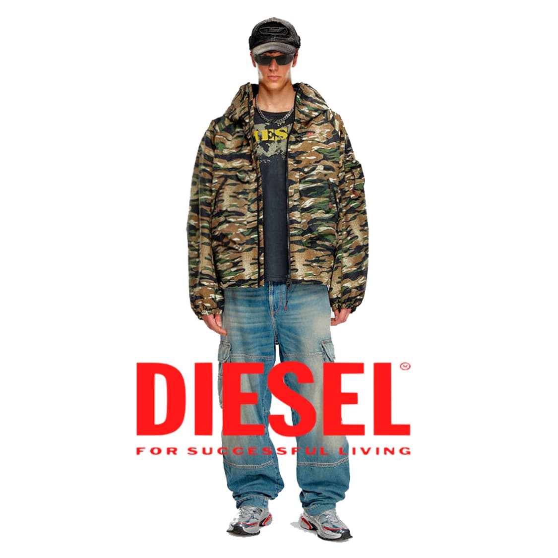 디젤 아노락 경량패딩 자켓 상품이미지3