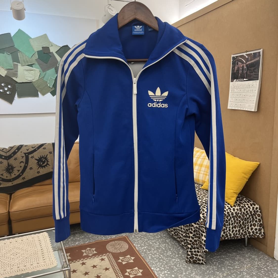 아디다스 빈티지 레트로 Y2K 00's 져지 집업 85 C10089 상품이미지3