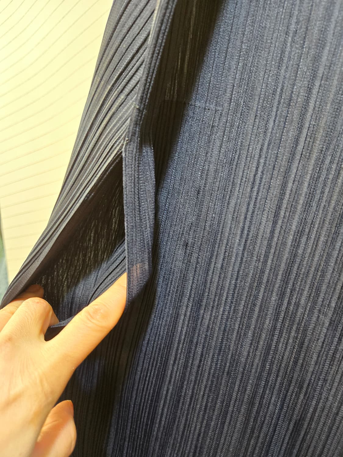 이세이미야케 플리츠플리츠 네이비 롱가디건 상품이미지7