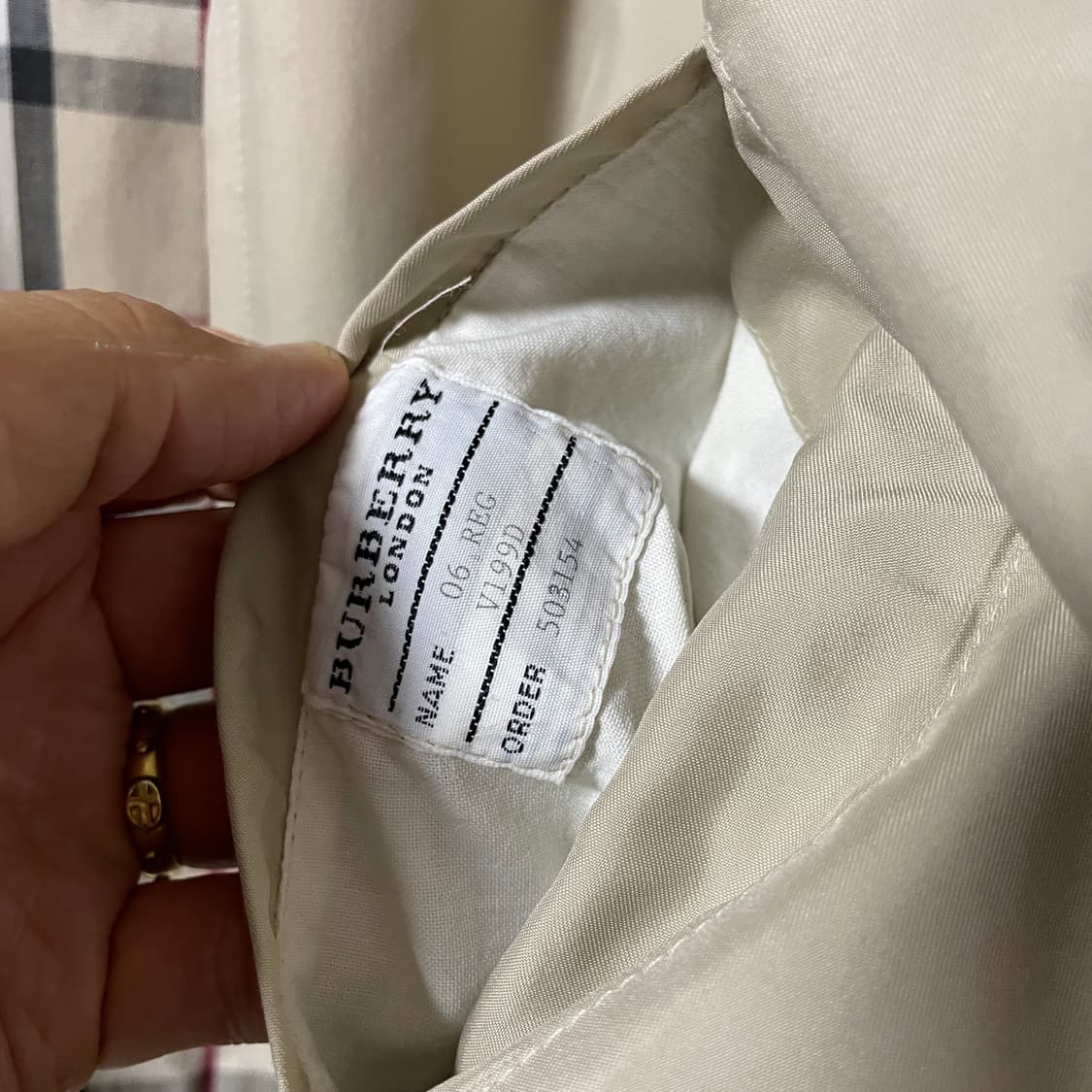 버버리 남성 간절기 블루종 점퍼 (95) 상품이미지9