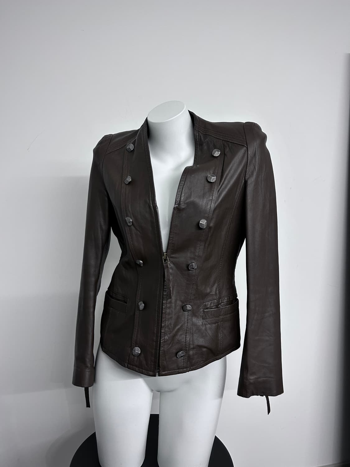 나폴레옹 레더 집업 자켓 상품이미지5