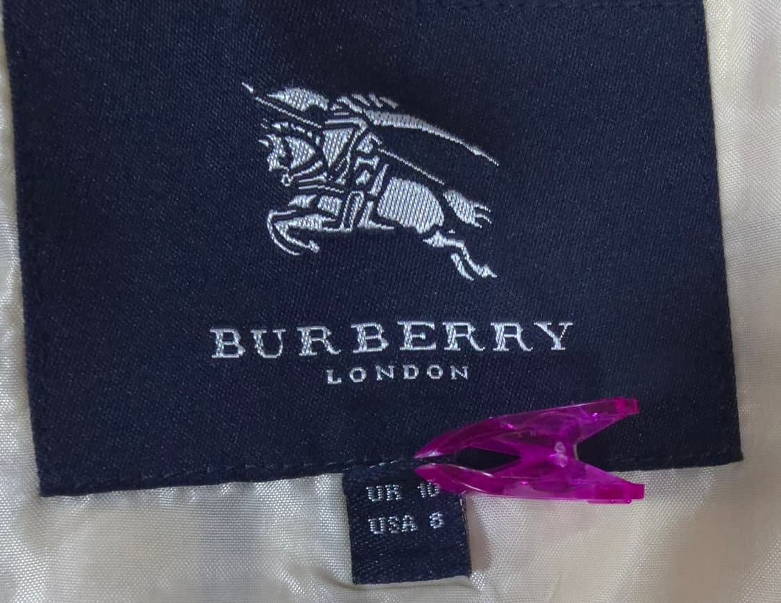 버버리 정품 런던 노바체크 코트 여성 66 77 이태리 트렌치코트 바람막 상품이미지8