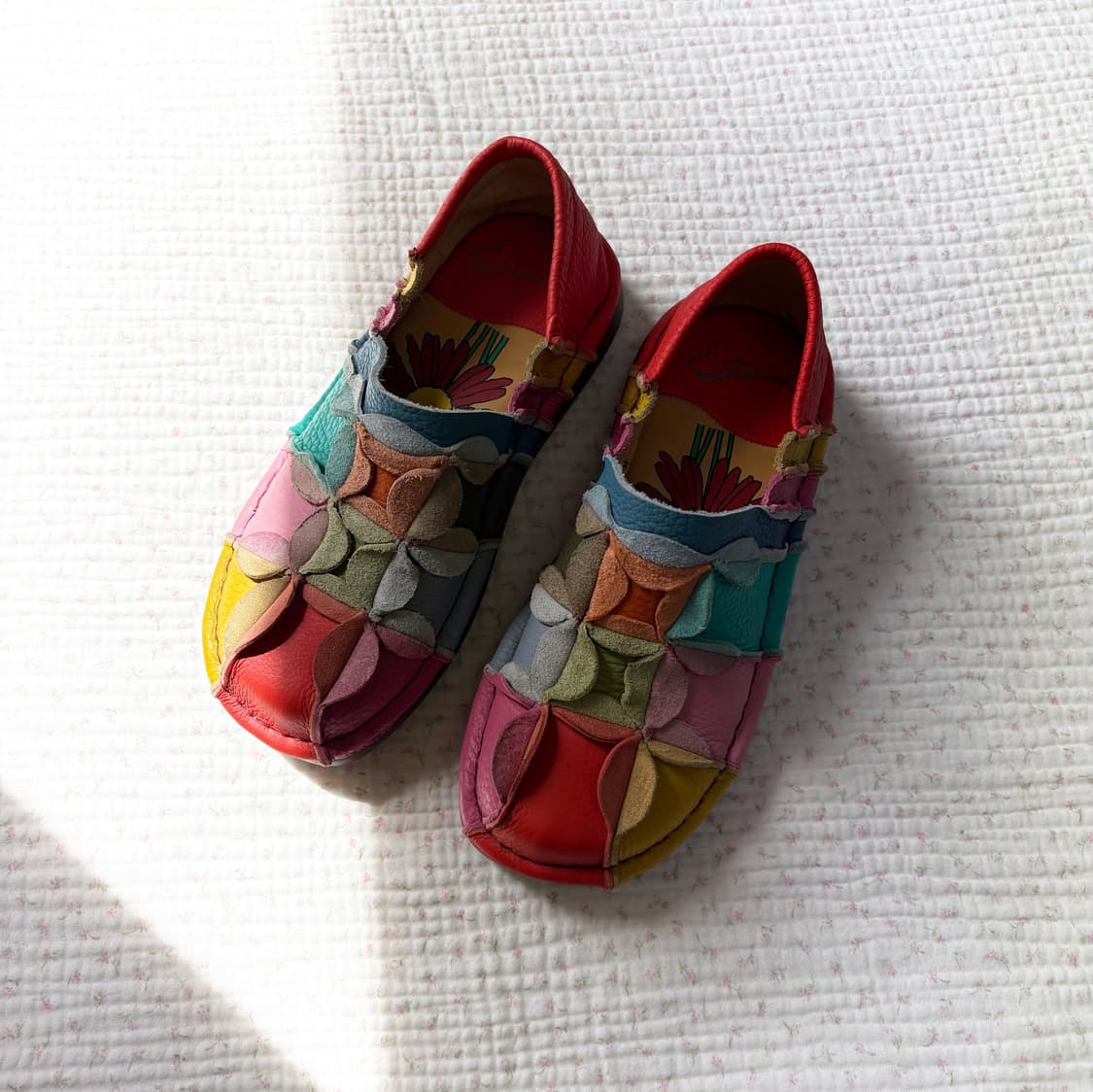 JPN/하구미신발 모리룩신발 패치워크신발 플랫슈즈 단화 상품이미지2