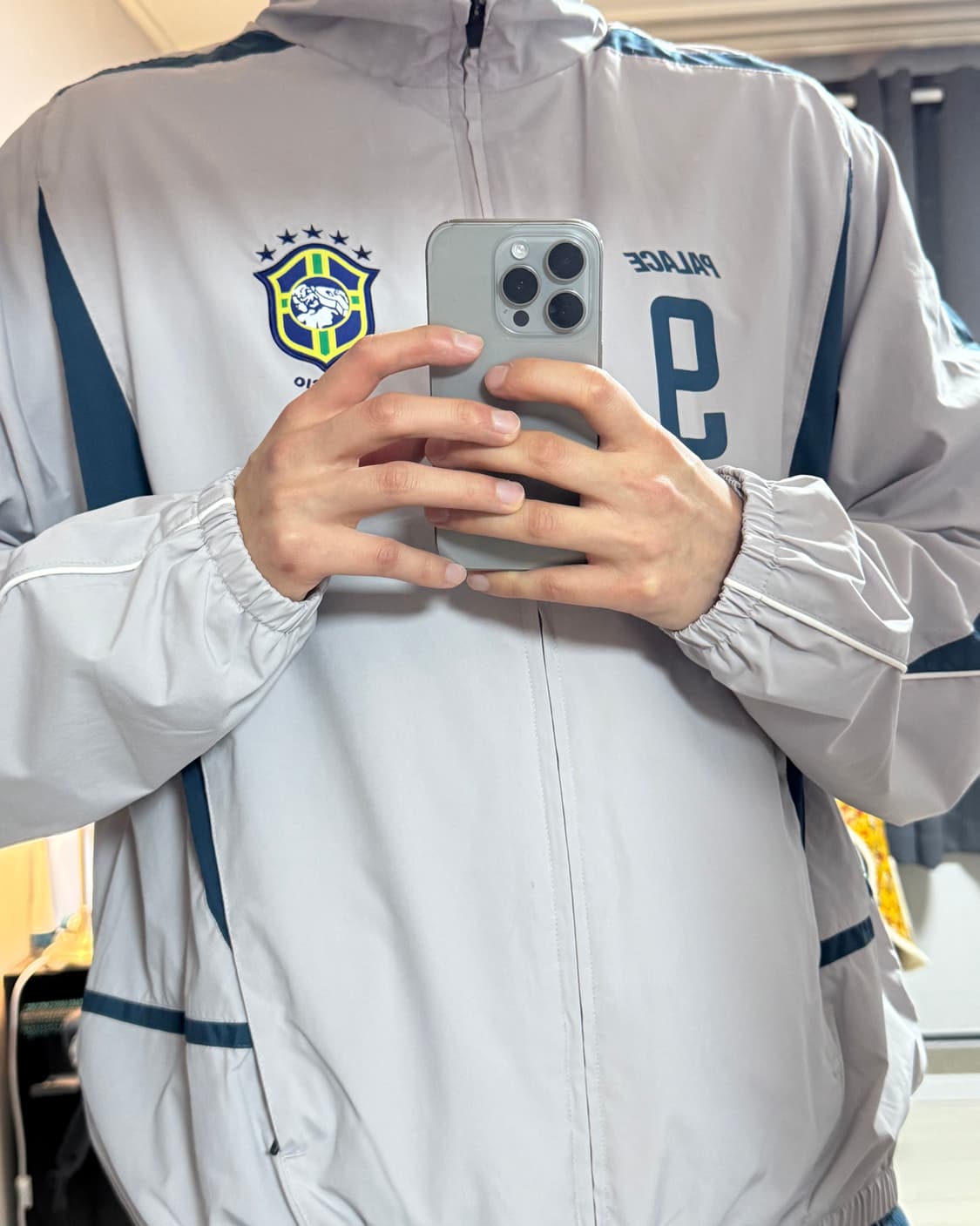 팔라스 프로 팀 02 쉘 자켓 라이트 그레이 (L) 상품이미지1